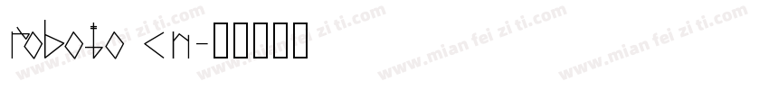 roboto cn字体转换